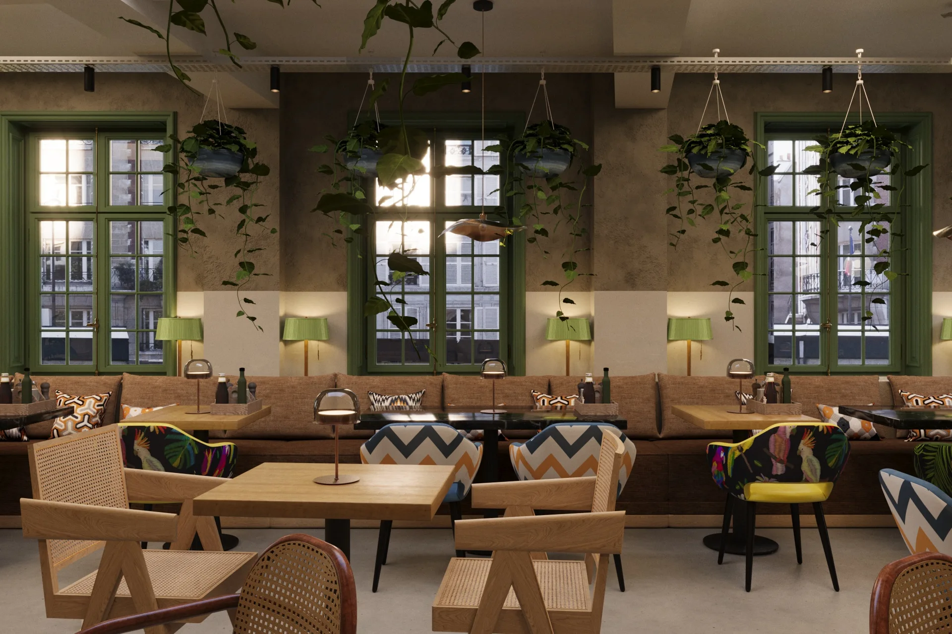Artizans commercial interior project by Palm Construction