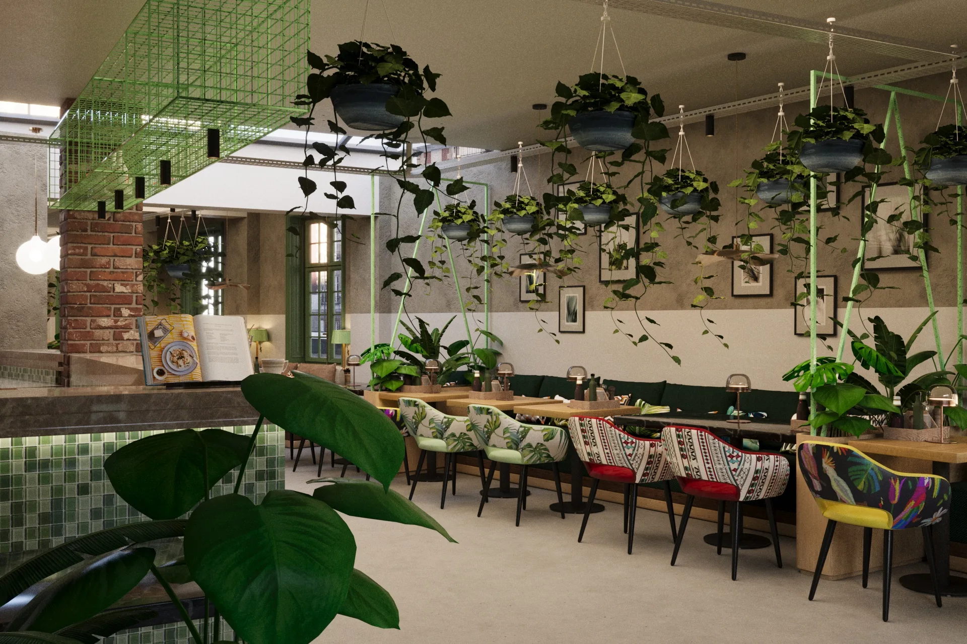 Artizans commercial interior project by Palm Construction