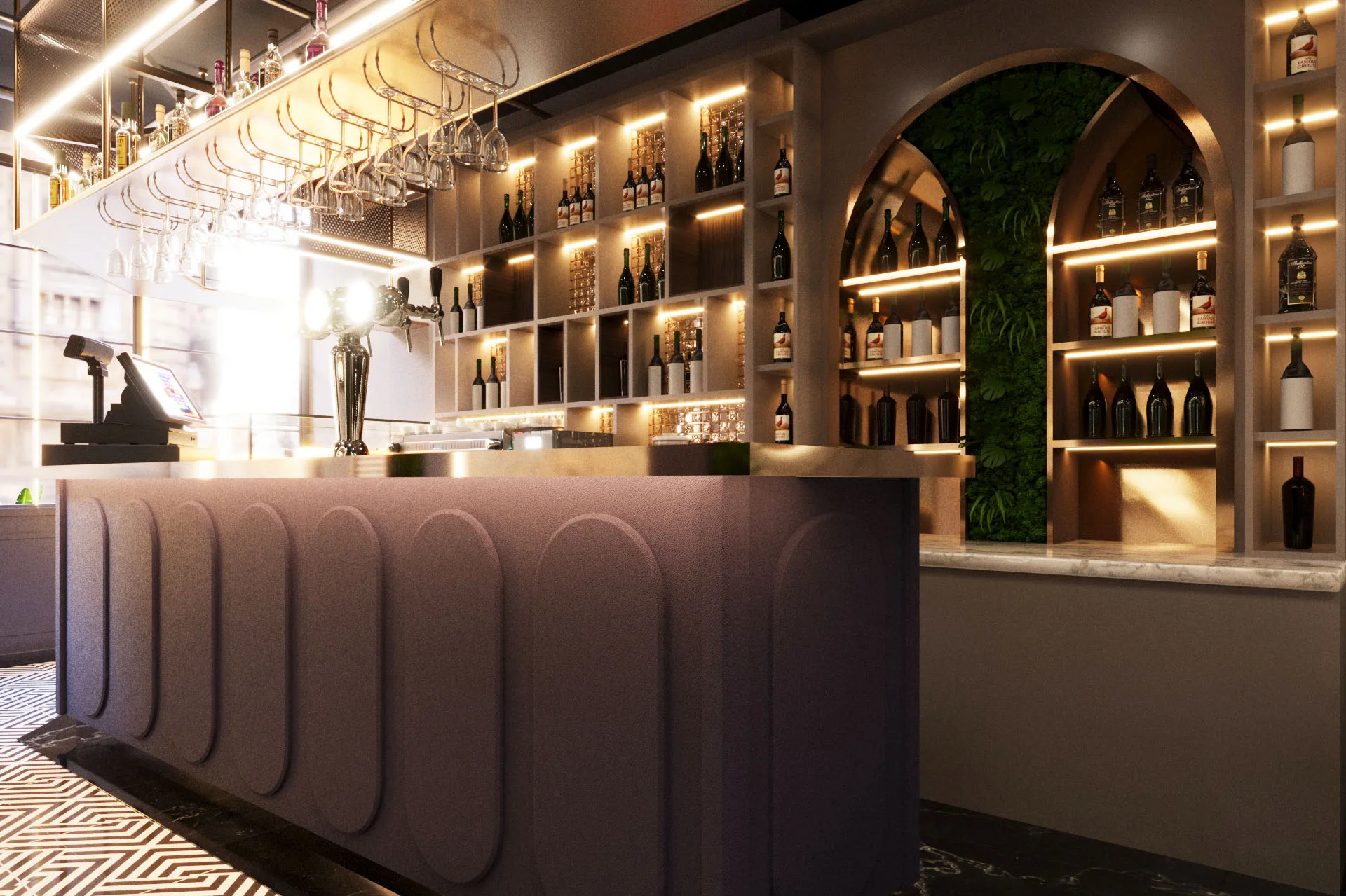 Bliss Patisserie Brighton interior fit-out