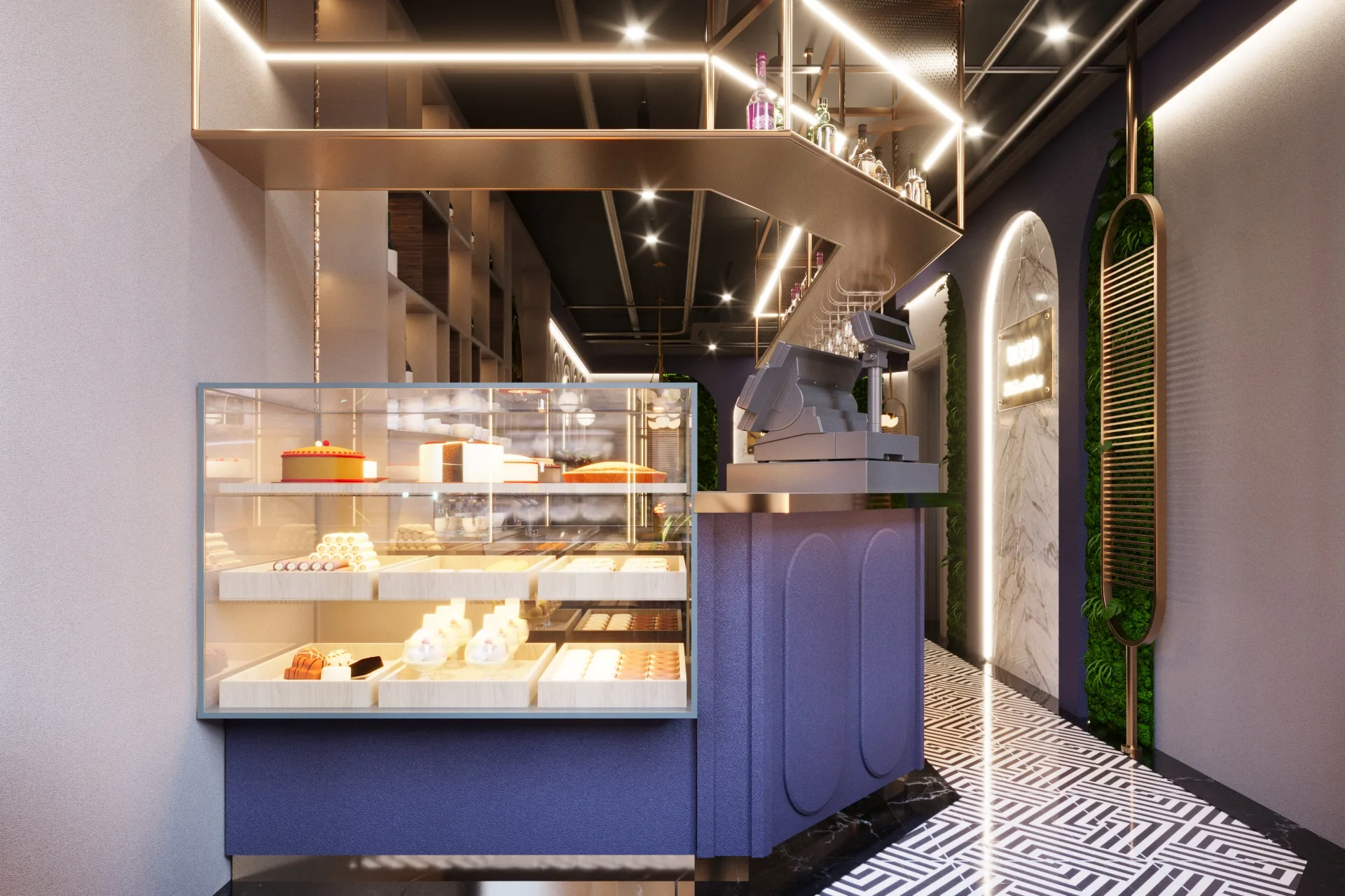 Bliss Patisserie Brighton interior fit-out