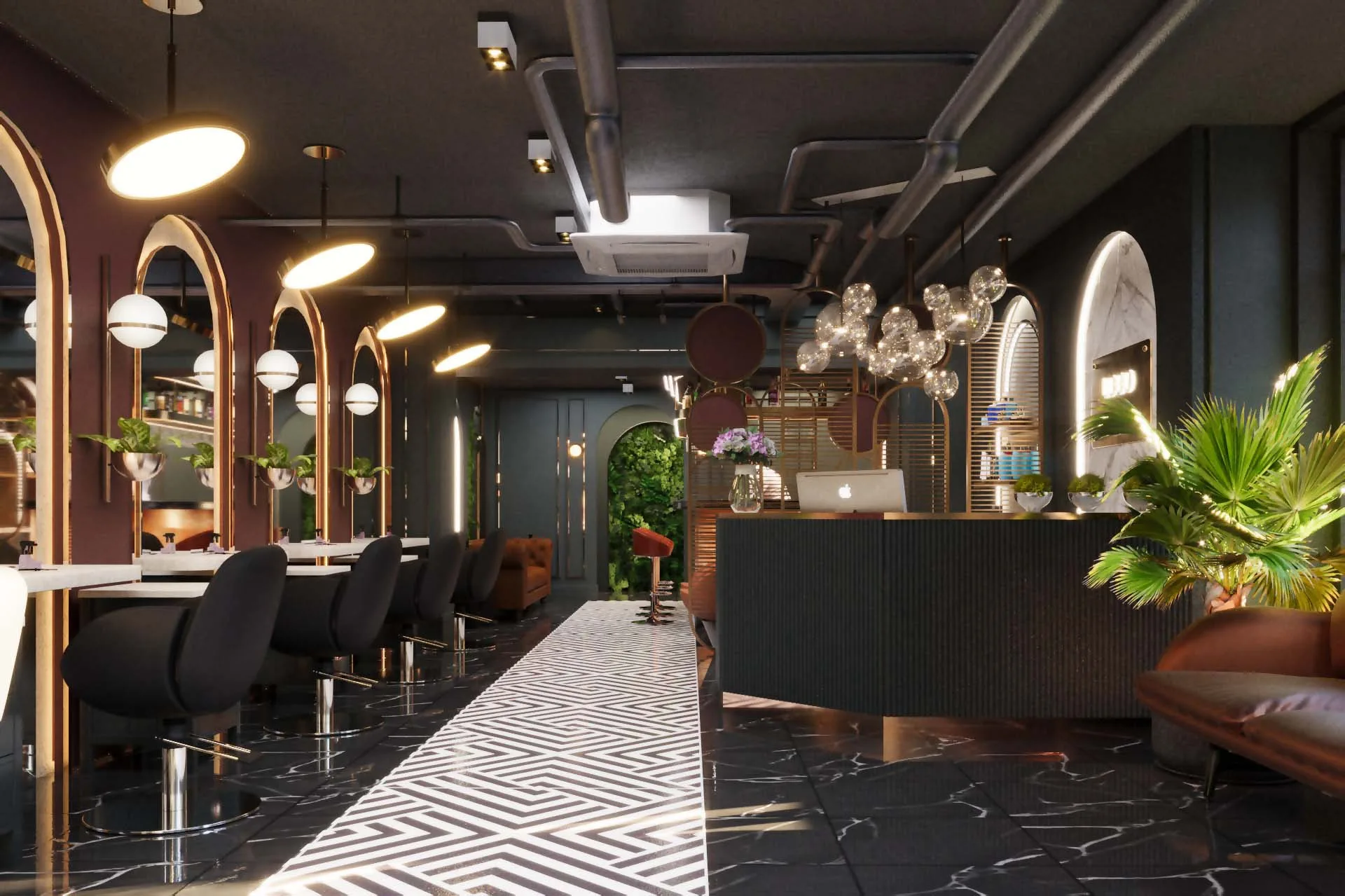 Cut-N Shave Barber interior fit-out