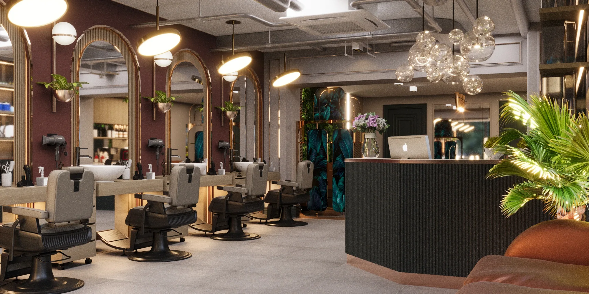 Cut-N Shave Barber interior fit-out
