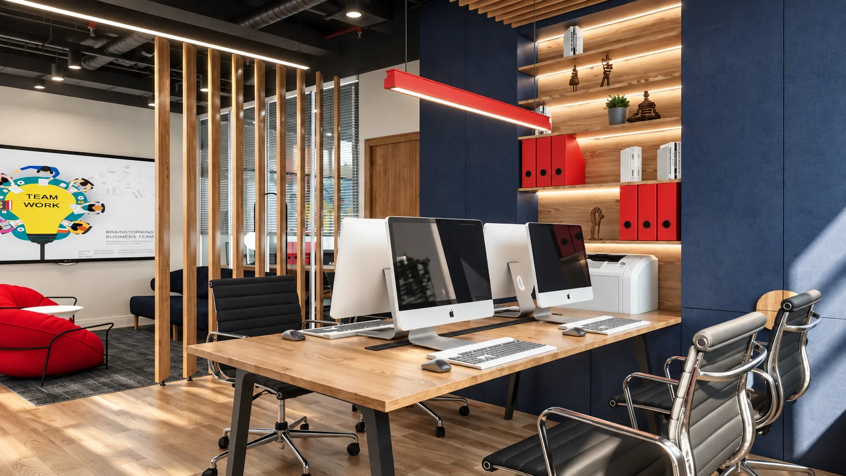 Edushift Milton Keynes interior project by Palm Construction