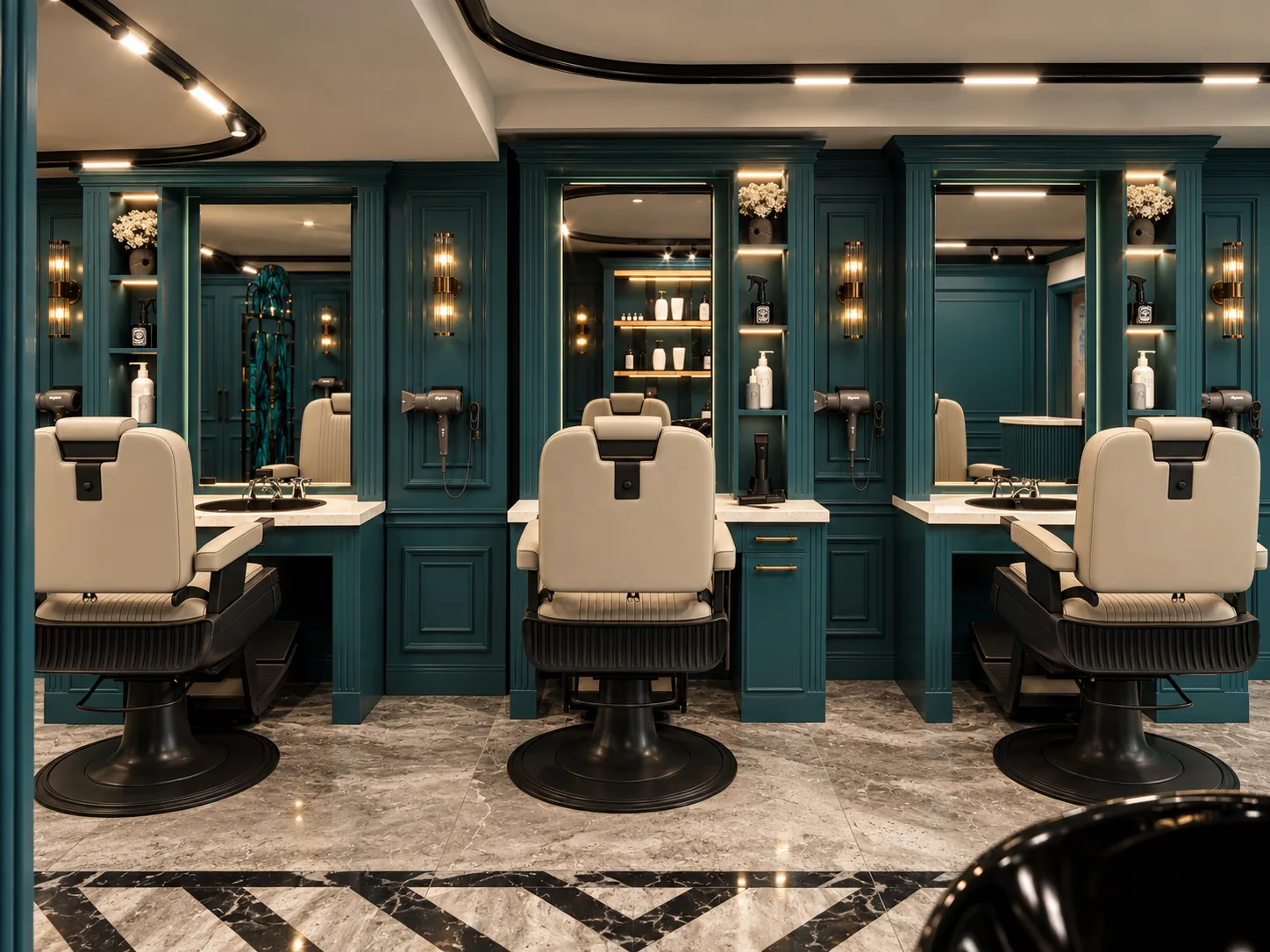 Istanbul Barber Wolverton Milton Keynes interior by Palm Construction