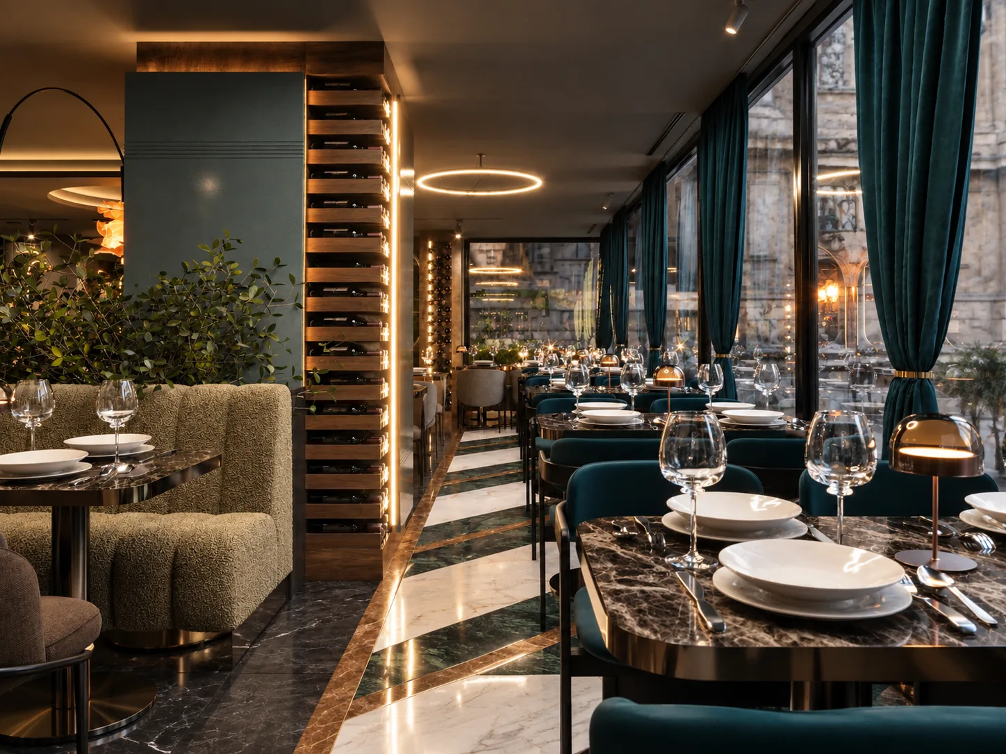 Medusa Restaurant Leigh-on-Sea interior project by Palm Construction