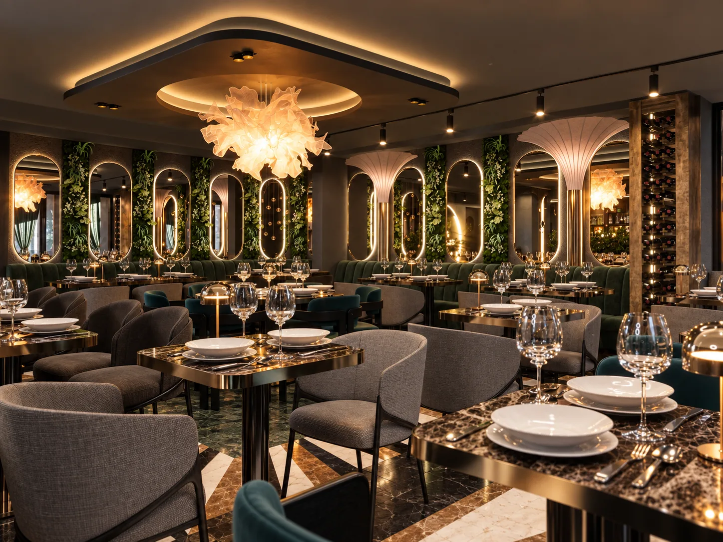 Medusa Restaurant Leigh-on-Sea interior project by Palm Construction