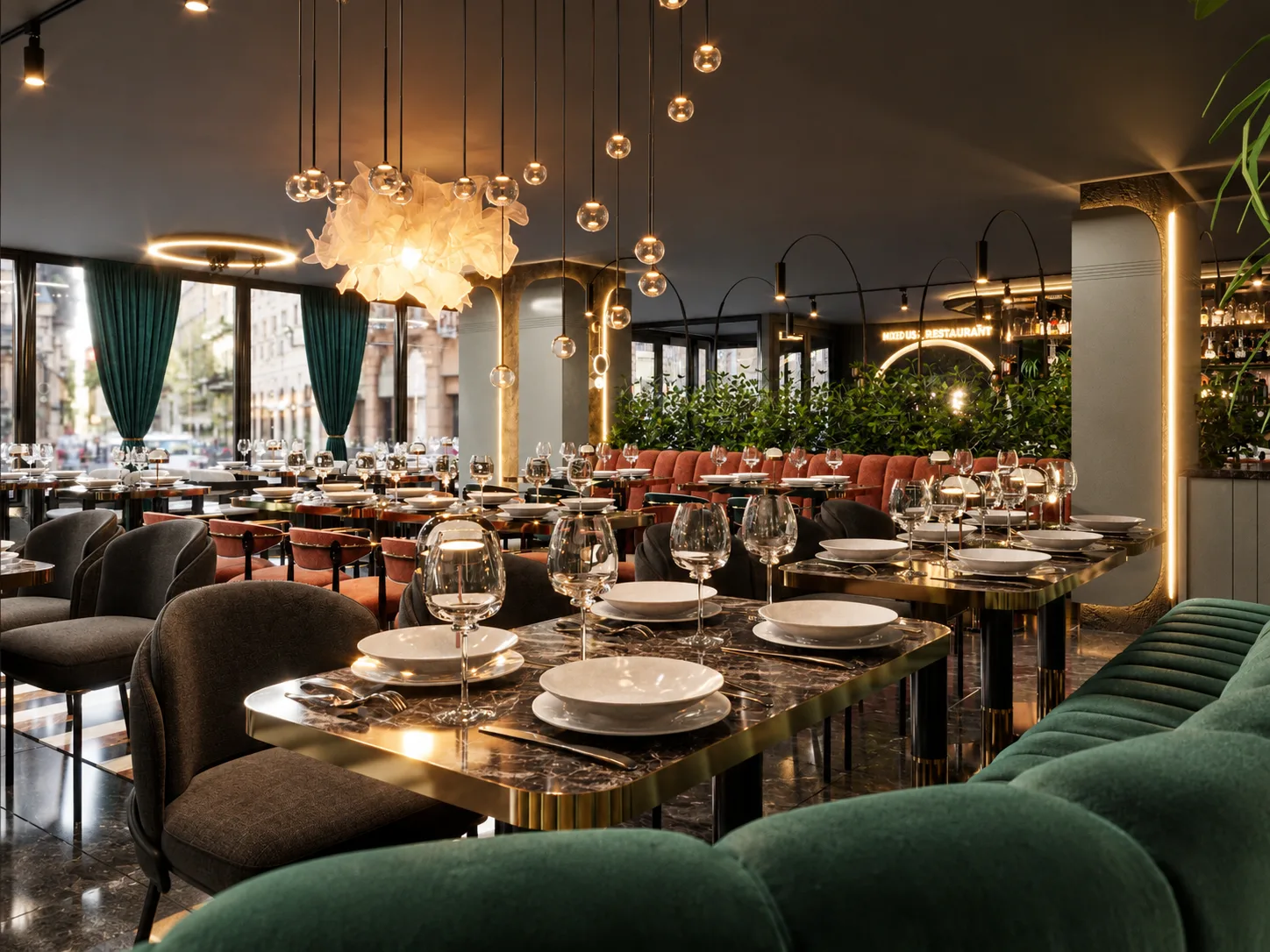 Medusa Restaurant Leigh-on-Sea interior project by Palm Construction