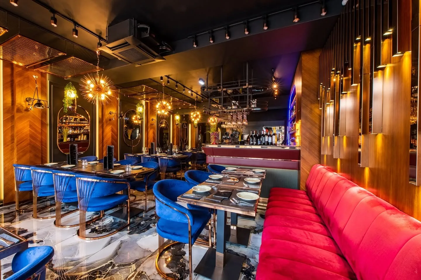 Mila Restaurant Chelmsford interior project by Palm Construction